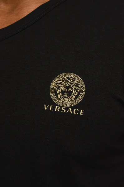 Póló | Slim Fit Versace 	fekete	