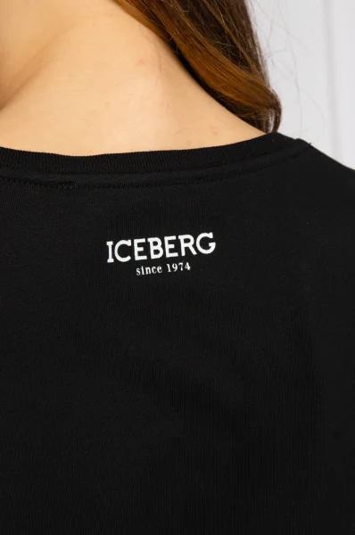 Póló ICEBERG X LOONEY TUNES | Loose fit Iceberg 	fekete	