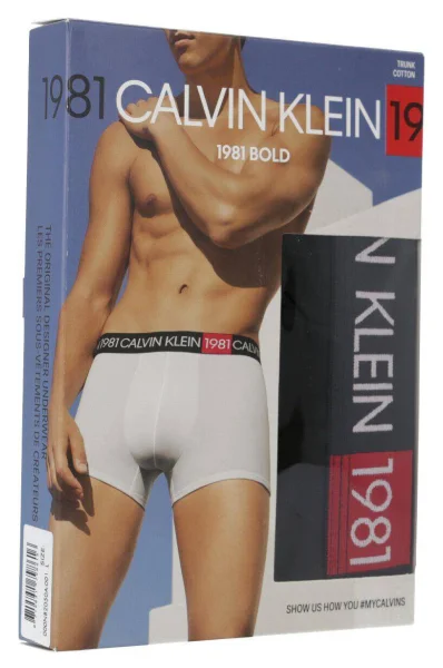Boxeralsó 1981 BOLD Calvin Klein Underwear 	fekete	