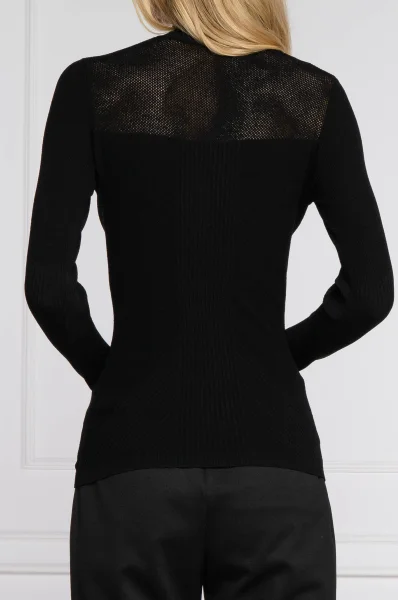 Kötött pulóver | Slim Fit Karl Lagerfeld 	fekete	