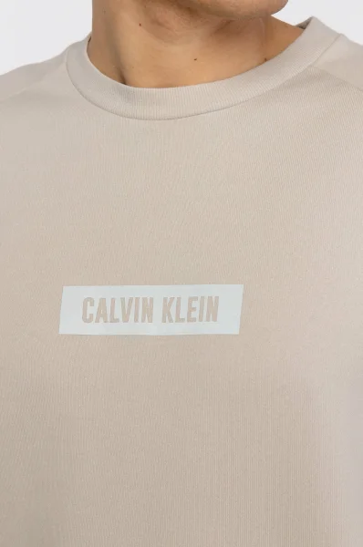 Pulóver | Regular Fit Calvin Klein Performance 	bézs	