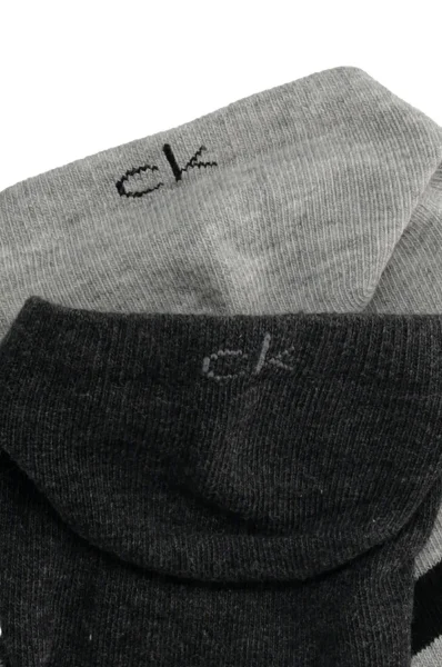 2 db-os zokni/titokzokni szett Calvin Klein 	szürke	