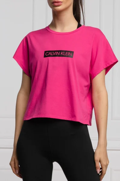 Póló | Cropped Fit Calvin Klein Performance lila