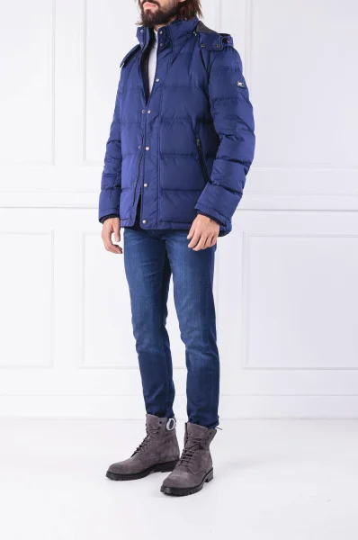Kabát CLASSIC | Regular Fit Hackett London 	kék	