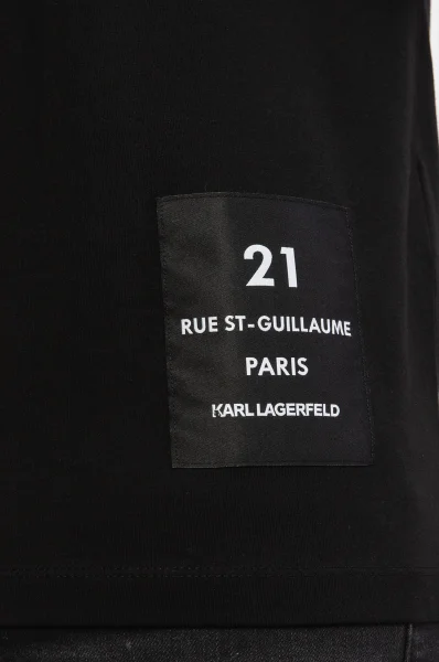 Póló | Slim Fit Karl Lagerfeld 	fekete	