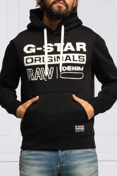 Pulóver Originals | Regular Fit G- Star Raw 	fekete	
