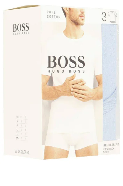 3 db-os póló RN | Regular Fit Boss Bodywear kék