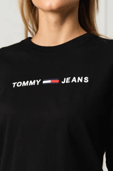 Blúz | Regular Fit Tommy Jeans 	fekete	
