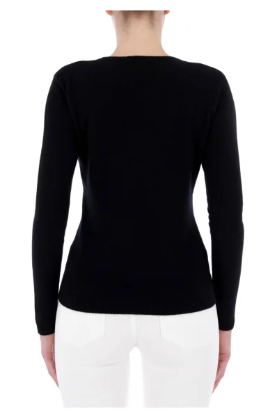 Kasmír kötött pulóver CONDOR | Slim Fit MAX&Co. 	fekete	