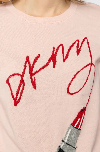 Kötött pulóver | Regular Fit DKNY 	világos rózsa	