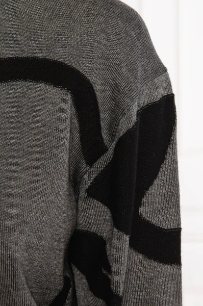 Kötött pulóver | Comfort fit Kenzo 	szürke	