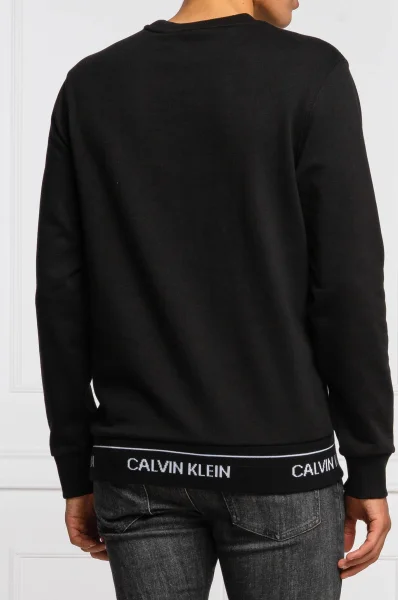 Pulóver | Regular Fit Calvin Klein 	fekete	