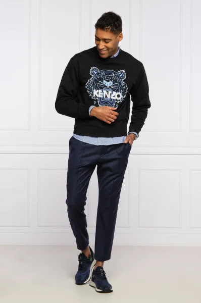 Pulóver Tiger | Classic fit Kenzo 	fekete	