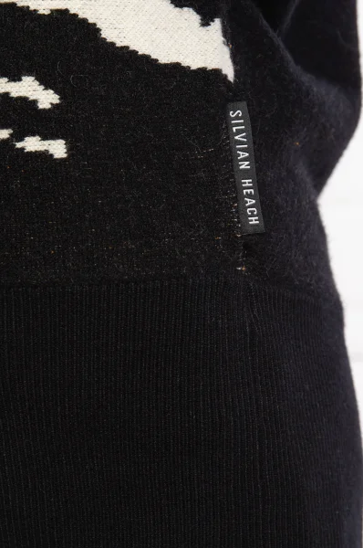 Kötött pulóver PAHARUMP | Regular Fit Silvian Heach 	fekete	
