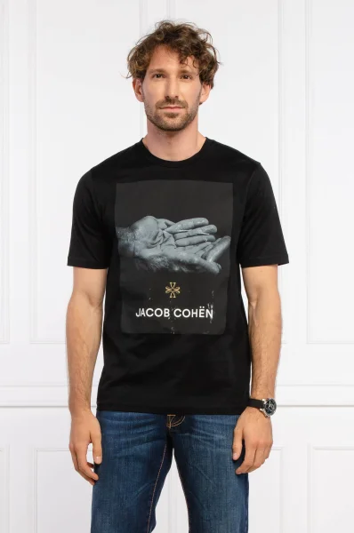 Póló | Regular Fit Jacob Cohen 	fekete	