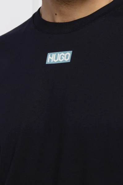 Póló Durned212 | Regular Fit HUGO 	sötét kék	