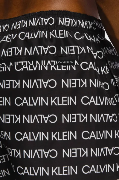 Fürdő sort DRAWSTRING-PRINT | Regular Fit Calvin Klein Swimwear 	fekete	