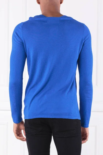 Sweter San Bastio | Regular Fit HUGO 	élénk kék	