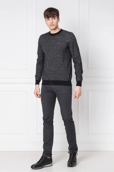 Kötött pulóver Franio | Regular Fit BOSS BLACK 	fekete	