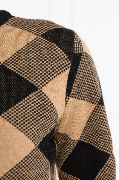 Kötött pulóver HIEROS | Regular Fit Marella SPORT 	barna	