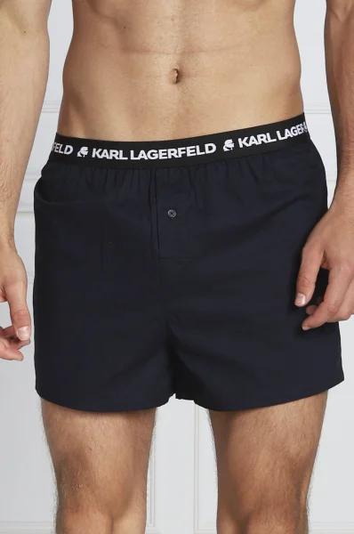 3 db-os boxeralsó szett Karl Lagerfeld 	sötét kék	
