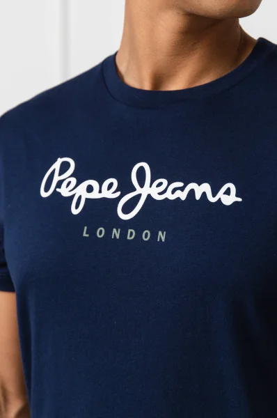 Póló EGGO | Regular Fit Pepe Jeans London 	sötét kék	
