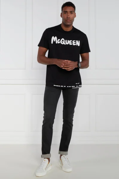 Póló | Regular Fit Alexander McQueen 	fekete	