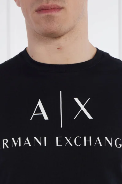 Póló | Slim Fit Armani Exchange 	sötét kék	