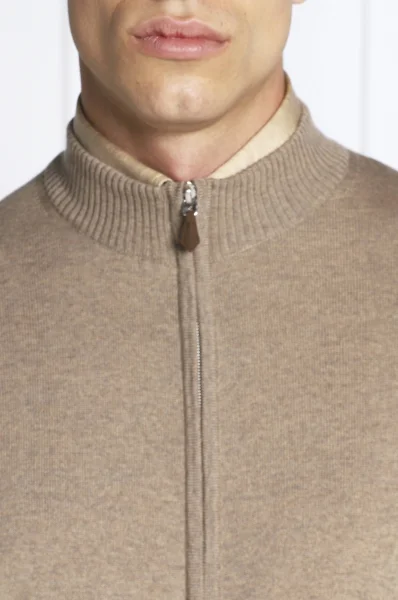 gyapjú kötött pulóver | regular fit Stenströms 	bézs	