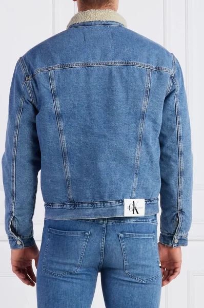 Farmer kabát REGULAR 90S SHERPA DENIM JACKET | Regular Fit CALVIN KLEIN JEANS 	kék	