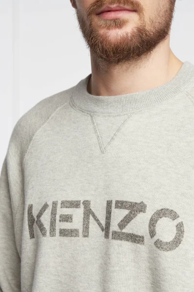 Gyapjú kötött pulóver | Regular Fit Kenzo 	szürke	