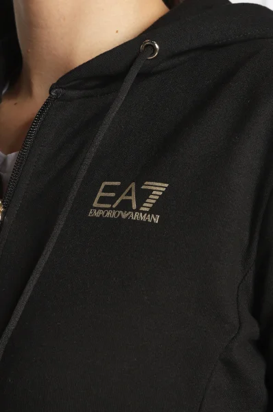 Bluza | Regular Fit EA7 	fekete	