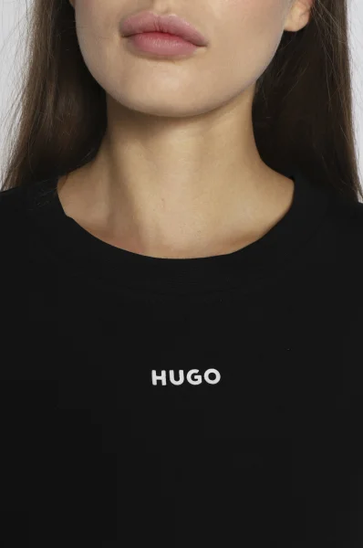 Pulóver SHUFFLE_SWEATSHIRT | Regular Fit Hugo Bodywear 	fekete	