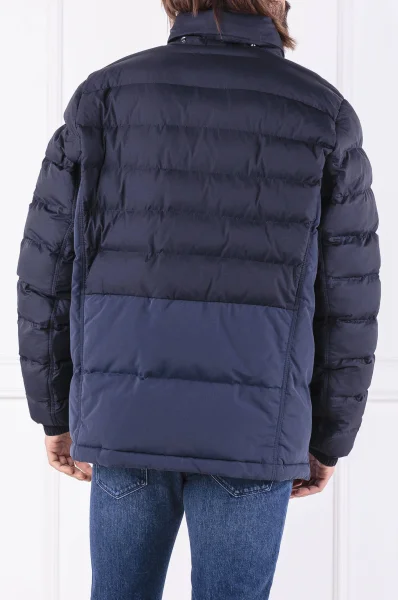Kabát Obrook | Regular Fit BOSS ORANGE 	sötét kék	