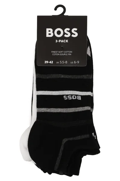 3 db-os zokni szett 3P AS Mix CC BOSS BLACK 	fekete	