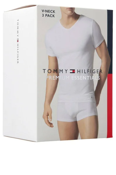 3 db-os póló | Slim Fit Tommy Hilfiger Underwear 	fekete	