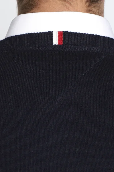 Kötött pulóver | Regular Fit kasmír hozzáadásával Tommy Hilfiger 	sötét kék	