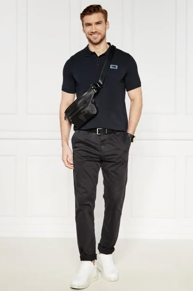 Tenisz póló | Regular Fit Karl Lagerfeld 	fekete	