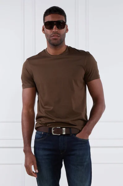 T-shirt Tessler | Slim Fit BOSS BLACK 	barna	