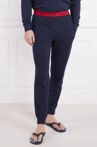 Pizsama nadrág | Regular Fit Hugo Bodywear 	sötét kék	