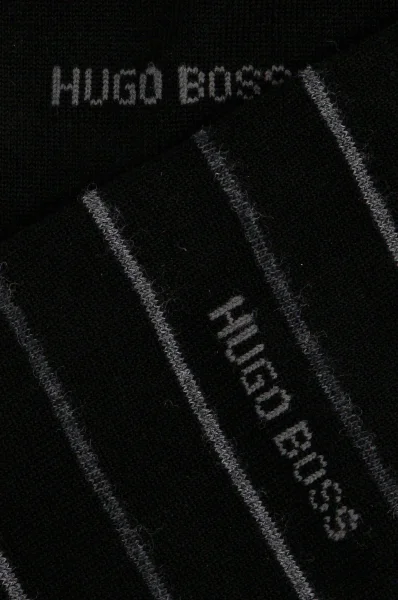 Fine Stripe 2-pack Socks BOSS BLACK 	fekete	