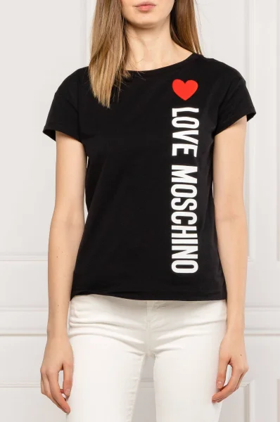 Póló | Regular Fit Love Moschino 	fekete	
