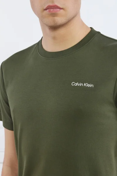 Póló | Slim Fit Calvin Klein 	zöld	