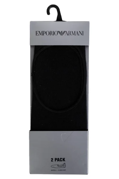 2 db-os zokni szett Emporio Armani 	fekete	