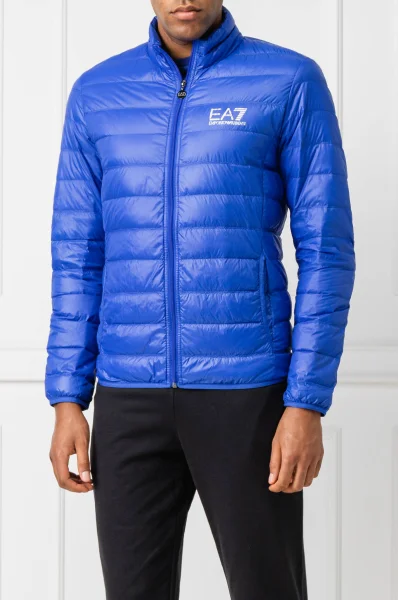Steppelt kabát | Regular Fit EA7 	kék	