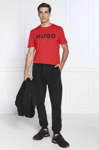 Póló Dulivio | Regular Fit HUGO 	piros	
