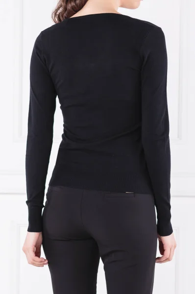 Kötött pulóver Emma | Slim Fit GUESS 	fekete	