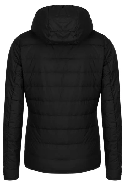 Kabát | Slim Fit EA7 	fekete	