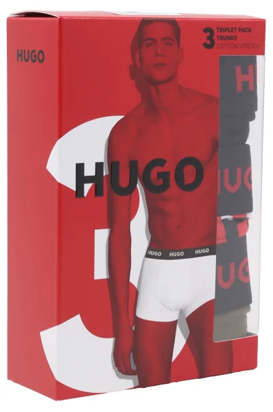 3 db-os boxeralsó szett Hugo Bodywear 	khaki	
