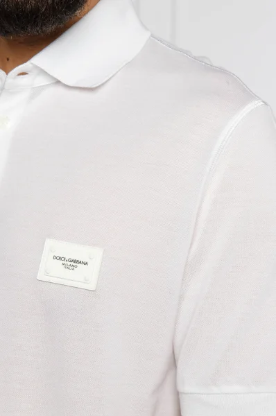 Tenisz póló | Regular Fit Dolce & Gabbana 	fehér	